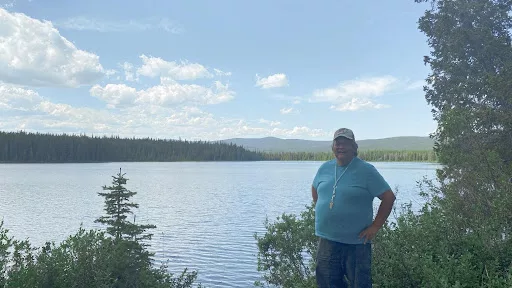 Darwyn at Schraeder Lake in July 2022. Photo taken by Chanvre Oleman.